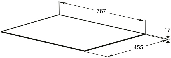 Столешница Grossman  ФЛАЙ  508001 белая