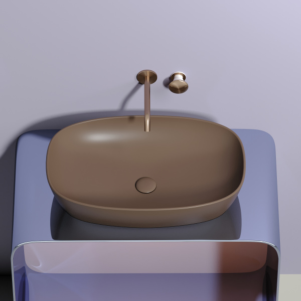 Раковина накладная (60х38) Ceramica Nova ELEMENT CN6049MDB