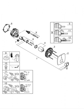 Переключатель Grohe 48442000 