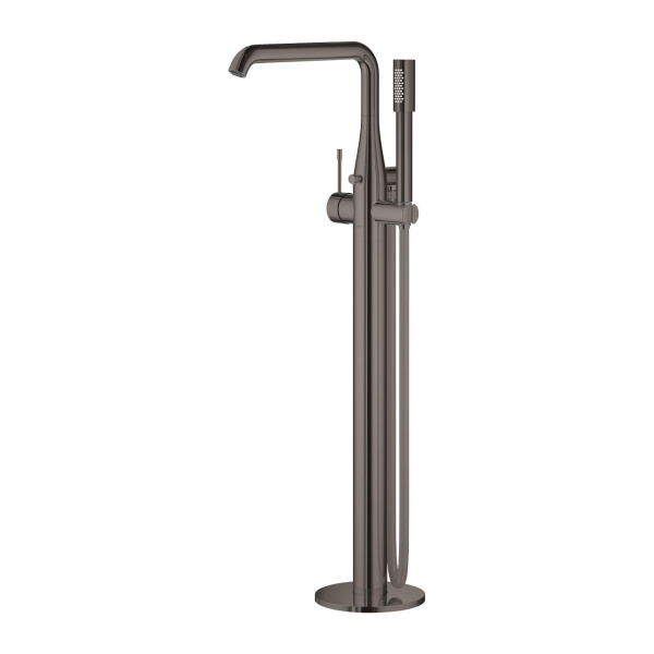 Смеситель для ванны напольный Grohe Essence 25248 A01 (25248A01) тёмный графит глянец