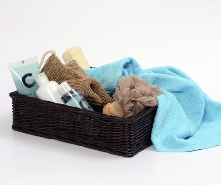 Плетеная корзина для белья WasserKRAFT Neime WB-190-L