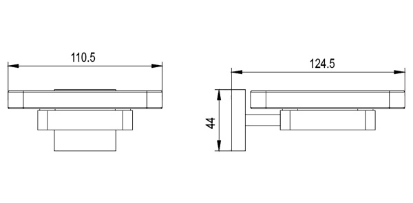 Мыльница стекло Timo Selene 10022/00