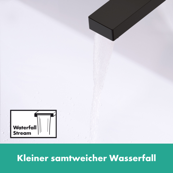 Излив для ванны Hansgrohe Tecturis E 73410670 черный матовый