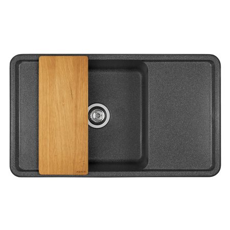 Кухонная мойка Aquaton Беллис 87 1A724832BS210 графит