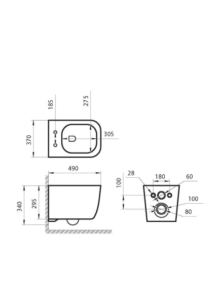 Унитаз подвесной безободковый Art&Max BOLOGNA AM211CHR/AM211SC микролифт