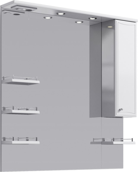 Зеркало со шкафом Aqwella Барселона 100 Ba.02.10