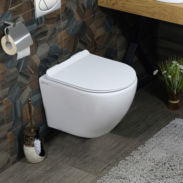 Унитаз подвесной безободковый Melana MLN-1103