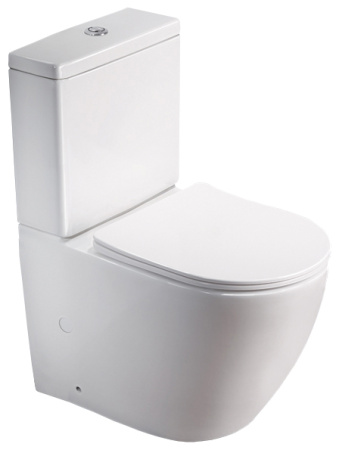 Унитаз напольный безободковый SantiLine SL-5016