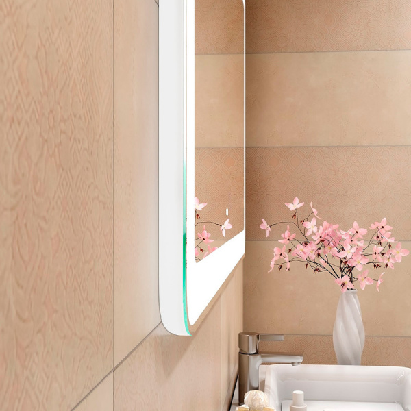 Зеркало с подсветкой (80x60) Continent Velvette ЗЛП225