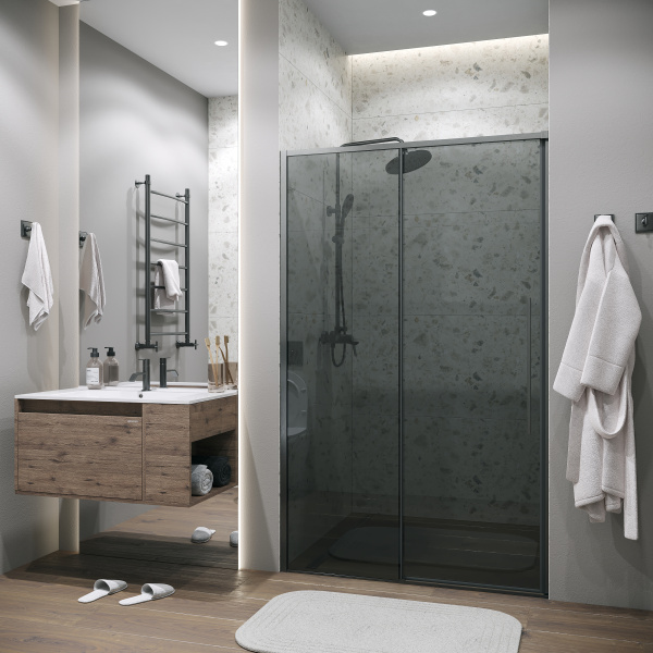 Душевая дверь (140х195) Grossman Galaxy 100.K33.01.140.42.10, раздвижная