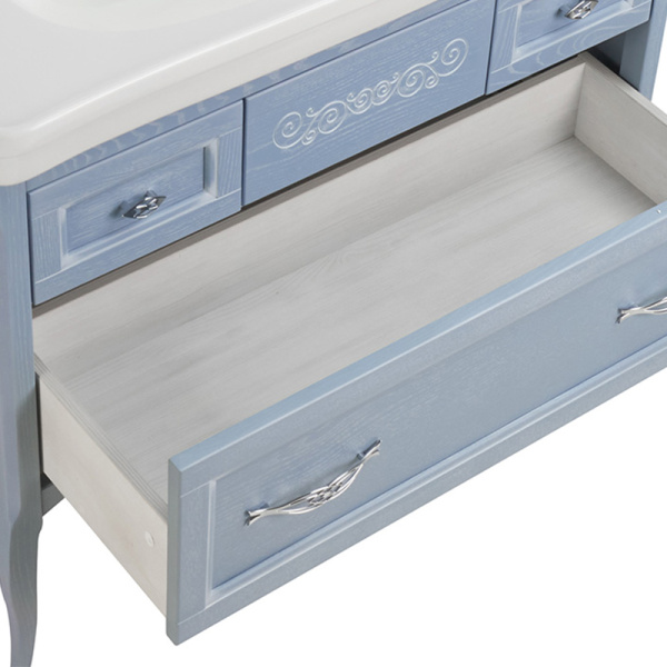 Тумба под раковину ASB-Woodline   Модерн 105 11246 (голубой)