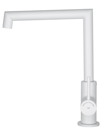 Смеситель для кухни WONZON & WOGHAND, белый матовый WW-L1005-MW
