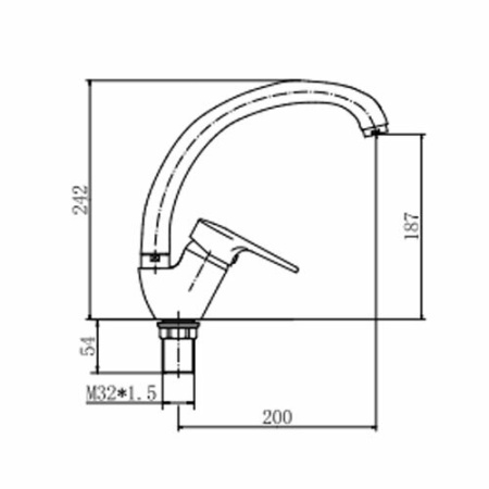 Смеситель для кухни FASHUN A4156-2