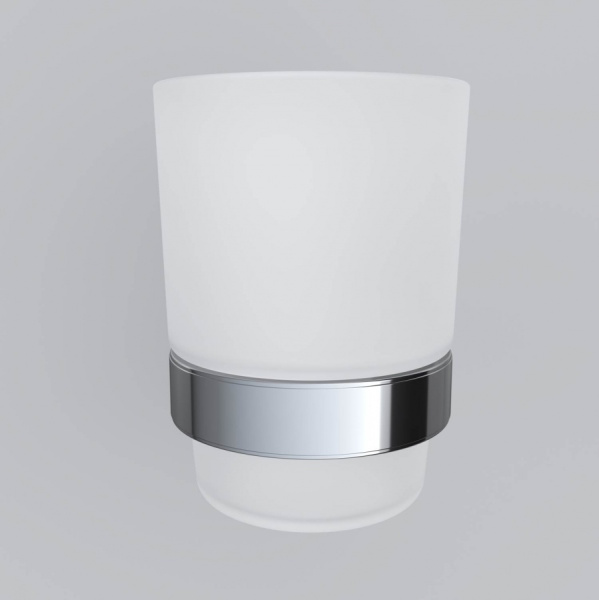 Стеклянный стакан с настенным держателем Am.Pm Sense A7434300