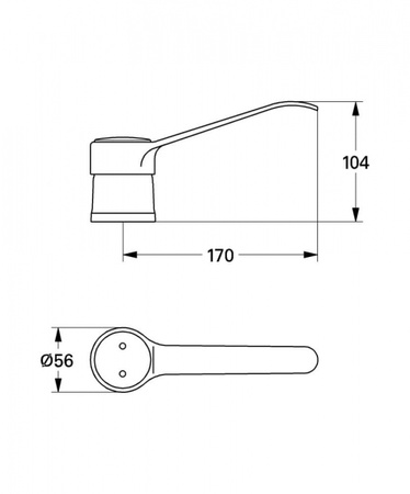 Рычаг GROHE 46093000