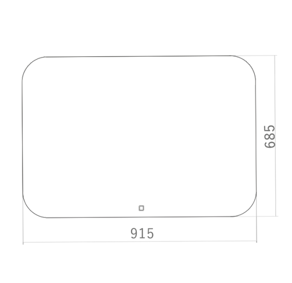 Зеркало (92х69) Silver Mirrors  Паллада LED-00002244