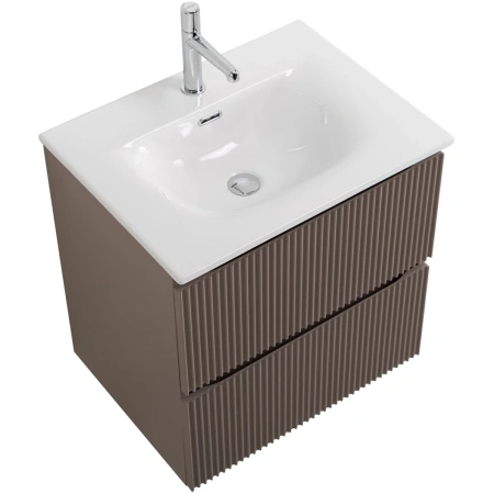 Тумба под раковину 60 BelBagno Uno UNO-600-2C-SO-СO бежевый матовый, без раковины