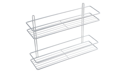 Полка двойная Fixsen хром FX-730-2
