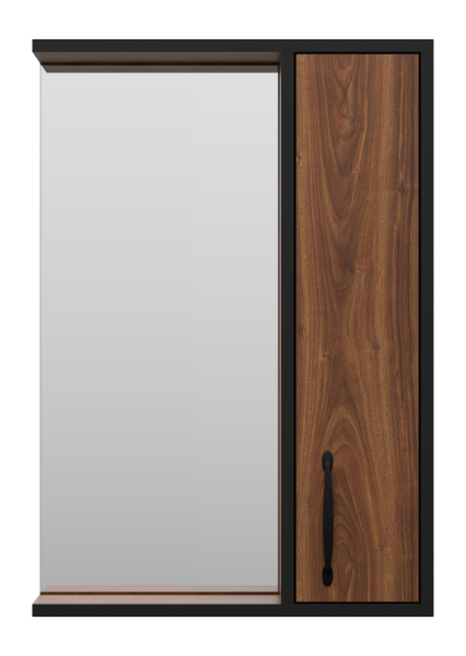 Зеркало-шкаф (50х72) Misty Кедр 50 правый П-Кед04050-011П