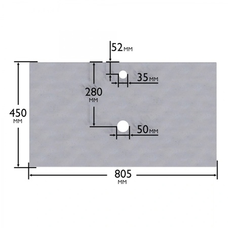 Столешница под раковину СанТа 80 900152