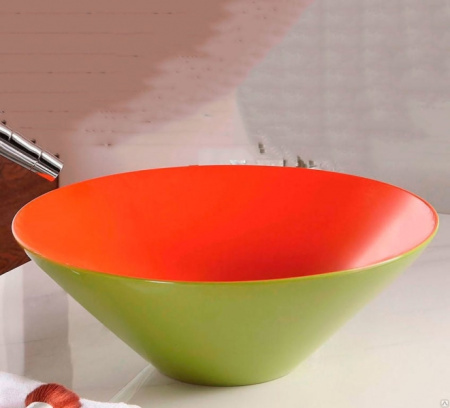 Раковина накладная (40,5х40,5) Melana T4006-B8+B3-806