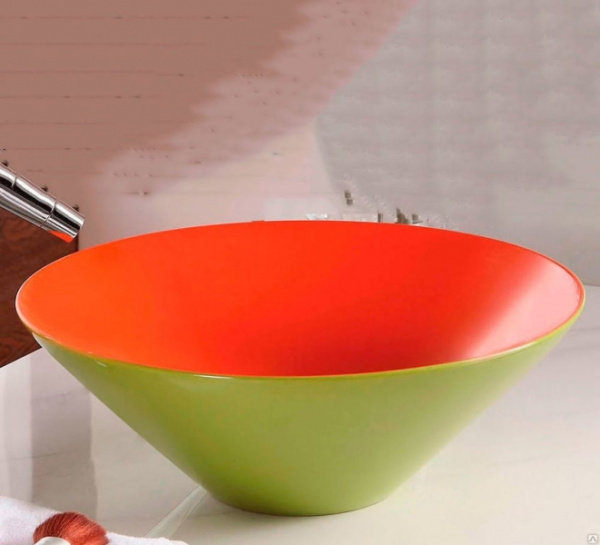 Раковина накладная (40,5х40,5) Melana T4006-B8+B3-806