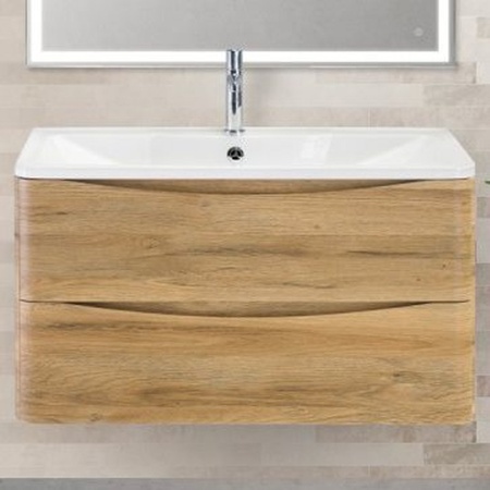 База под раковину подвесная BelBagno ACQUA-800-2C-SO-RR  Rovere Rustico