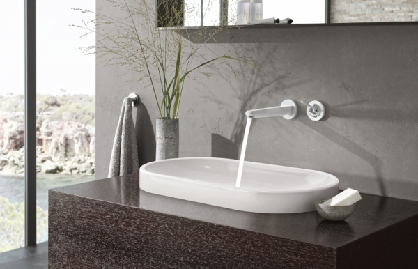 Смеситель для раковины Grohe Eurodisc Joystick 19969 LS0 (19969LS0) белая луна 