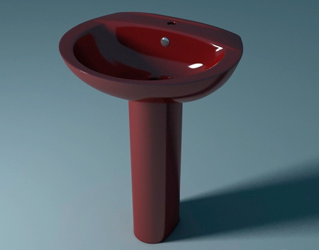 Раковина Arcus Тюльпан 6002 purpur бордовый