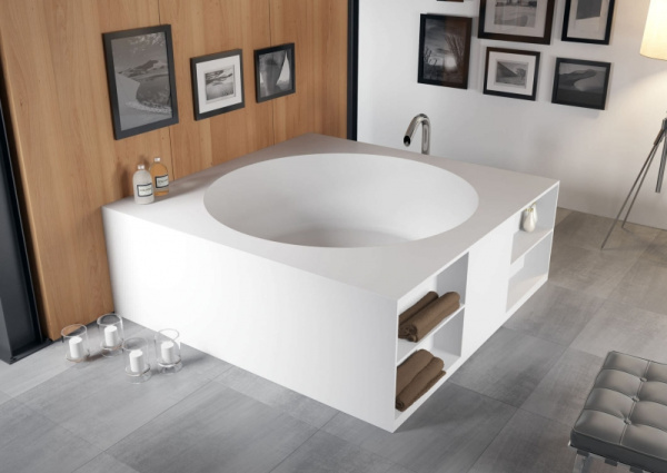 Ванна из искуственного камня Riho TARRAGONA 170x170 BS4500500000000 Ванна из искуственного камня Riho TARRAGONA 170x170 BS4500500000000