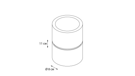 Стакан для зубных щеток FIXSEN NERO FX-240-3