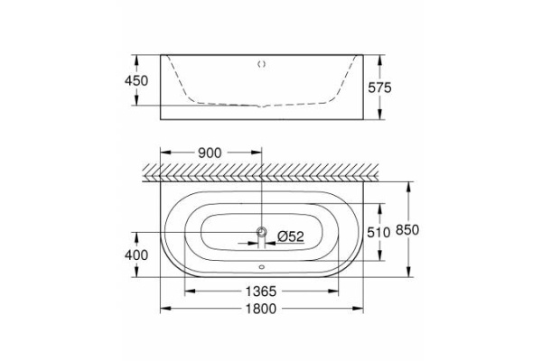 Ванна Grohe ESSENCE 3965000H