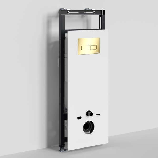 Инсталляция для подвесного унитаза WasserKraft Salm 27TLT.010.ME.WH.PG03