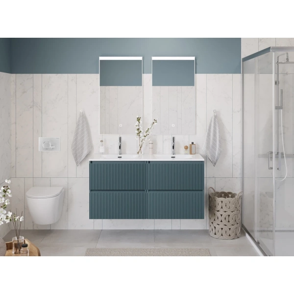 Тумба под раковину 120 BelBagno Uno UNO-1200-4C-SO-AO голубой матовый, без раковины