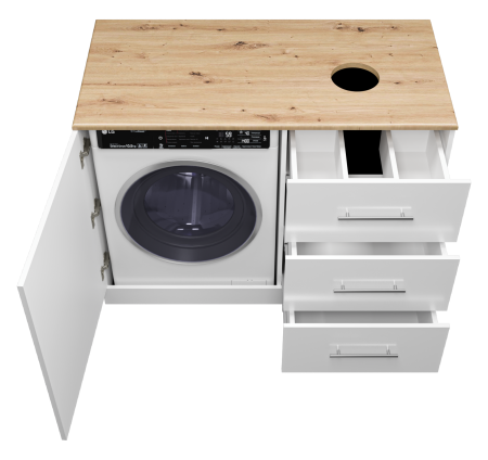 Тумба под стиральную машину Misty Респект 120  правая Э-Рес01120-13ЯП
