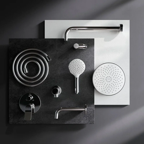 Душевой комплект с изливом Am.Pm X-Joy FB85A3RH30 хром