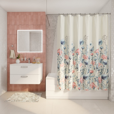 Штора для ванной комнаты 200*180 IDDIS Decor (D11P218i11)
