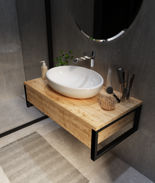 Тумба под раковину 1Marka  Grunge Loft 100П У85844