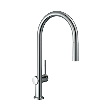 Смеситель для кухни с выдвижным изливом sBox Hansgrohe Talis M54 2jet 72801000 хром