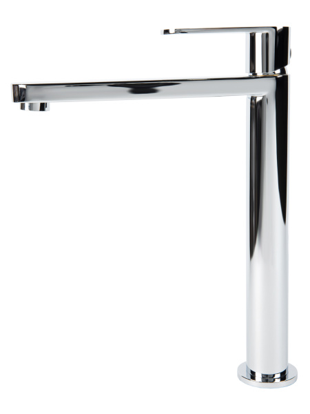 Смеситель для накладной раковины однорычажный Agger Sweet A2712100 высокий хром глянцевый