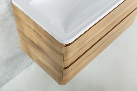 База под раковину подвесная BelBagno ACQUA-800-2C-SO-RR  Rovere Rustico