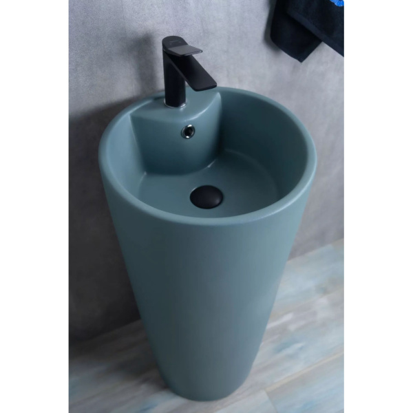 Раковина напольная (40х40) Gid Nb131gm (зеленая хаки)