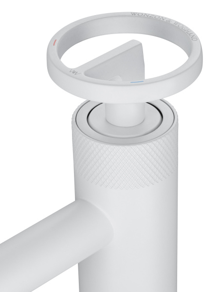Смеситель для раковины WONZON & WOGHAND, белый матовый WW-H1065-MW