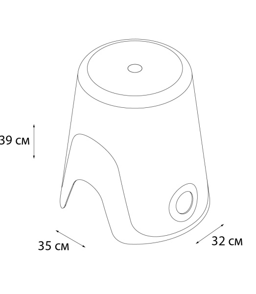 Корзина для белья FIXSEN Wendy 2в1 белая FX-7073-02