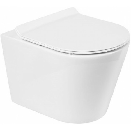 Унитаз подвесной безободкового BelBagno FLAY-R BB053CHR