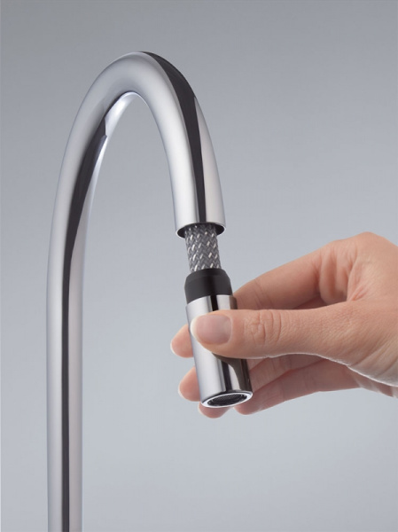 Смеситель для кухни с выдвижным изливом Kludi Bingo Star 428510578