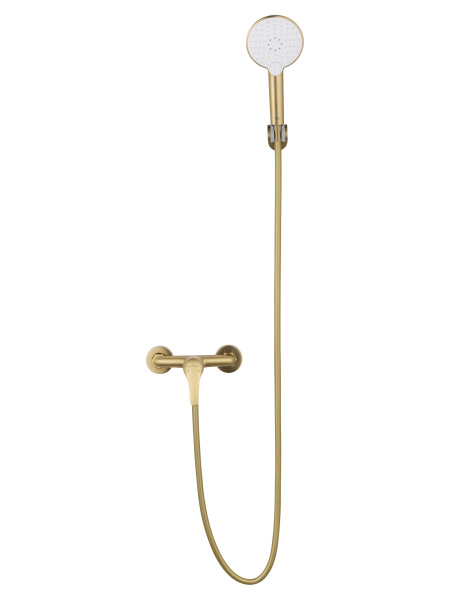 Смеситель для душа WONZON & WOGHAND, брашированное золото WW-4540-BG