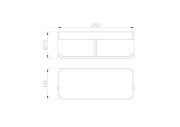 Двойной держатель для туалетной бумаги с полкой WONZON & WOGHAND LOTTE, хром WW-8356