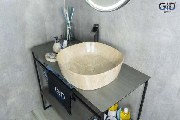 Раковина накладная (44х44) Gid Mnc544