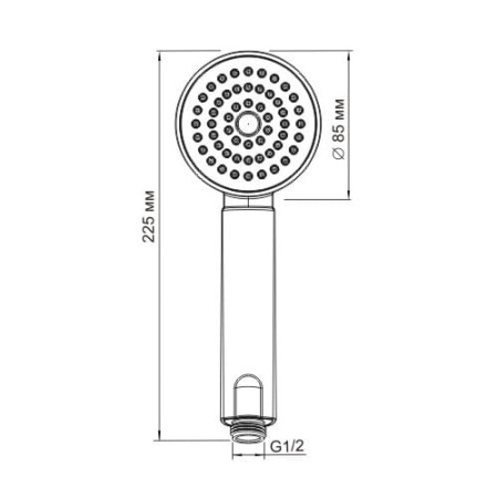 Ручной душ WasserKRAFT A034